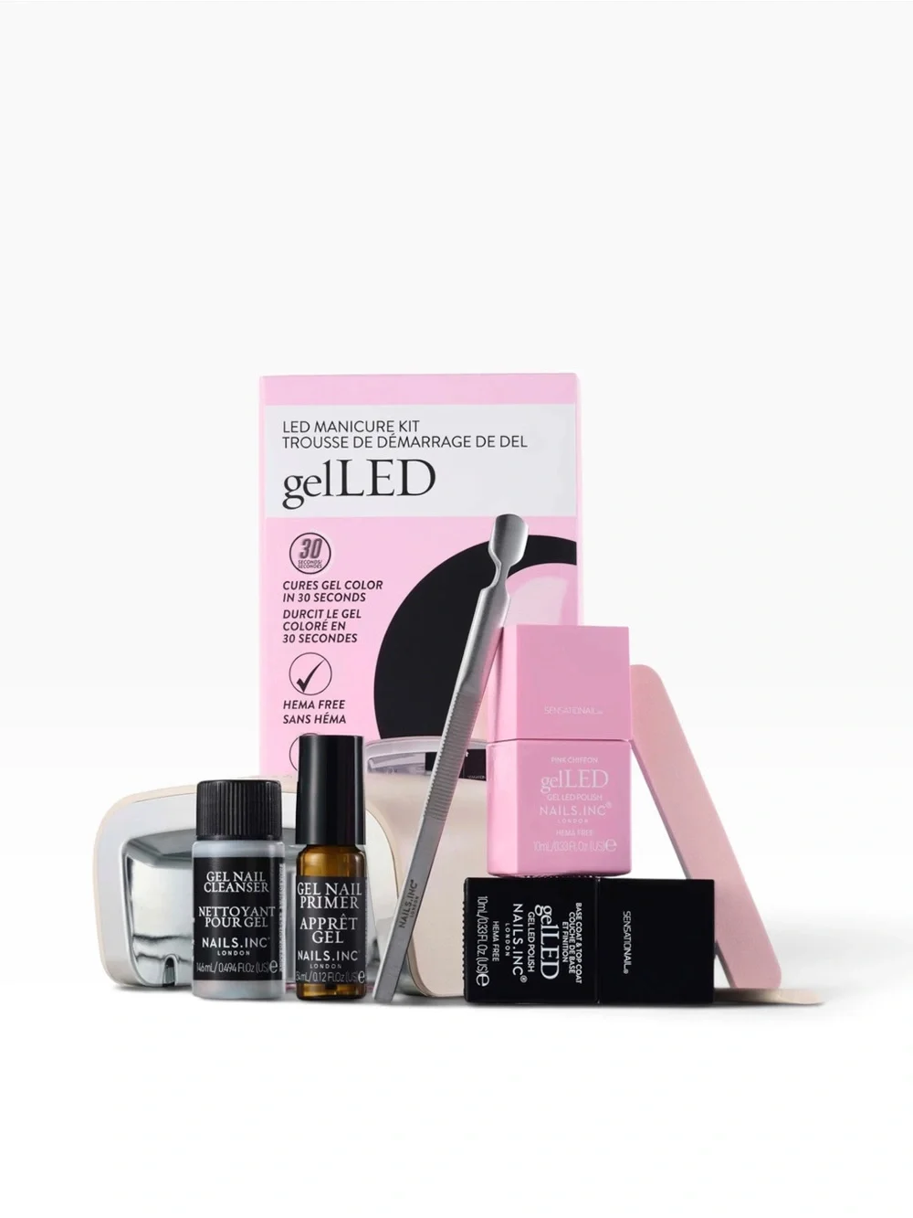 Nails Inc. London GELLED-MANICURE STARTER KIT NEW IN BOX***